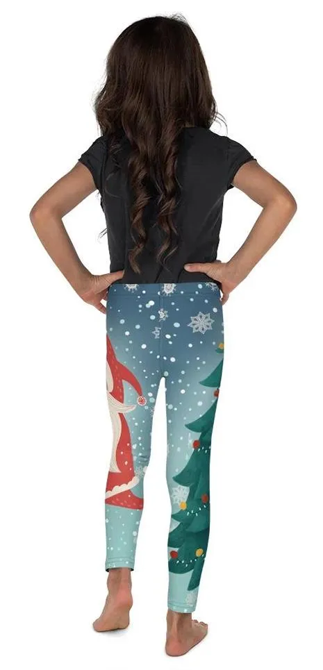 Kid's Santa Christmas Tree Leggings