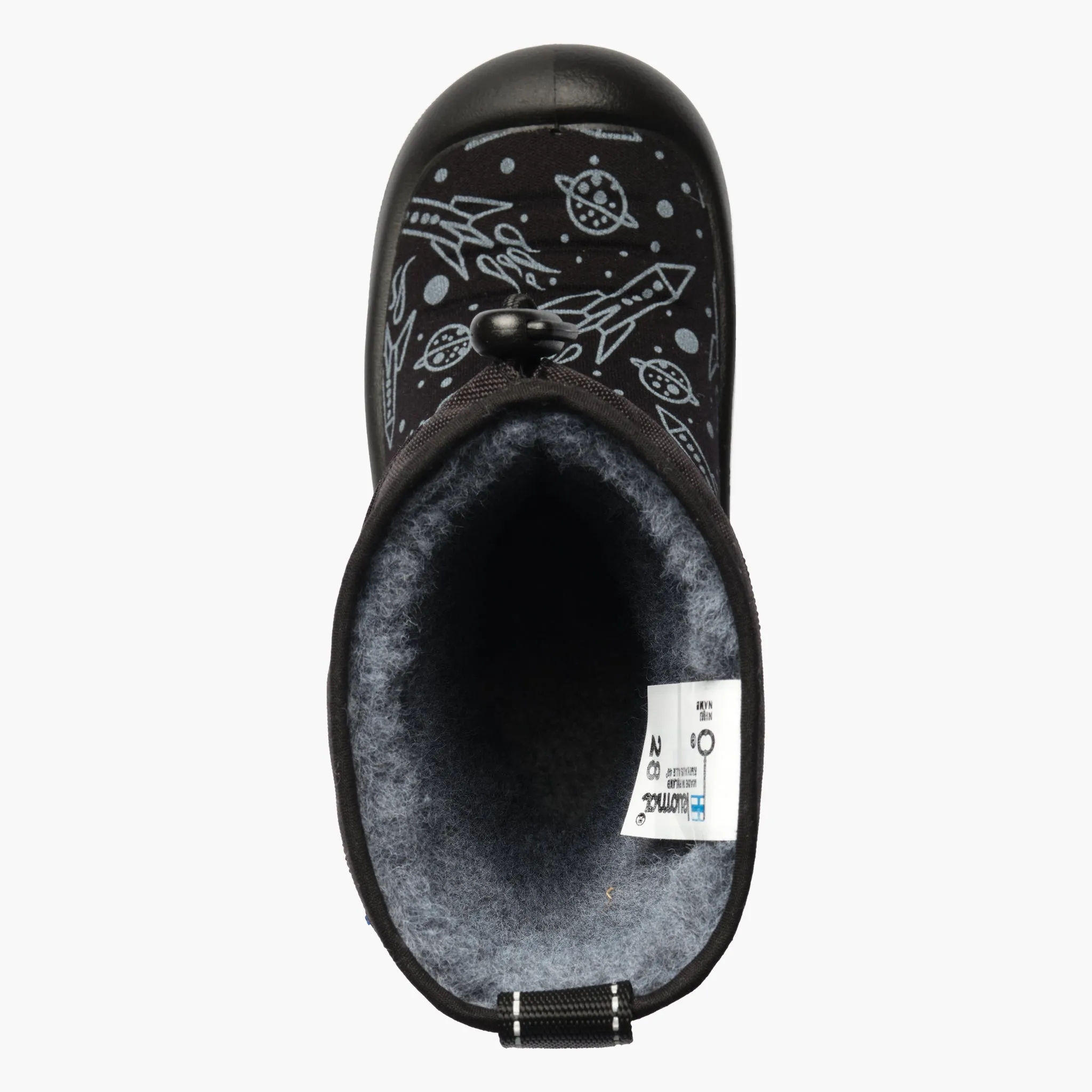 Kids winter boots Lumilukko, Black Spaceship