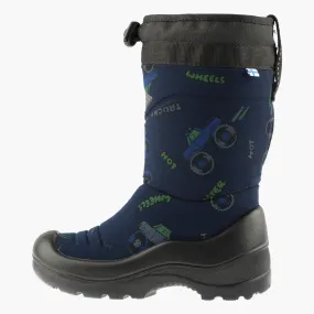 Kids winter boots Lumilukko, Blue Monster