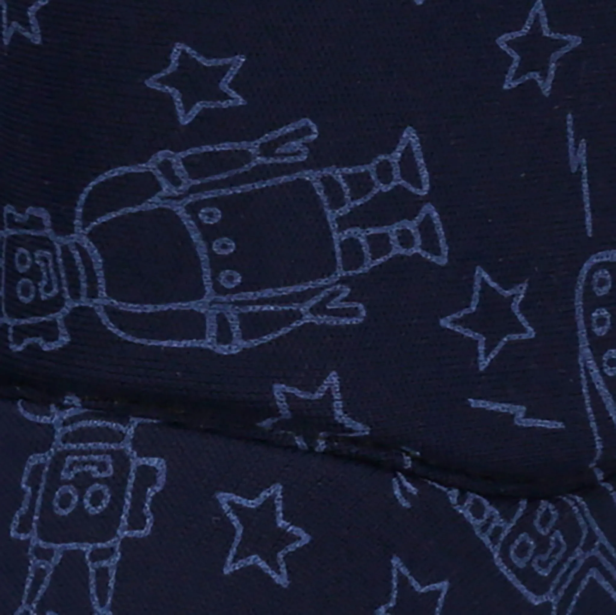 Kids winter boots Lumilukko, Blue Robot