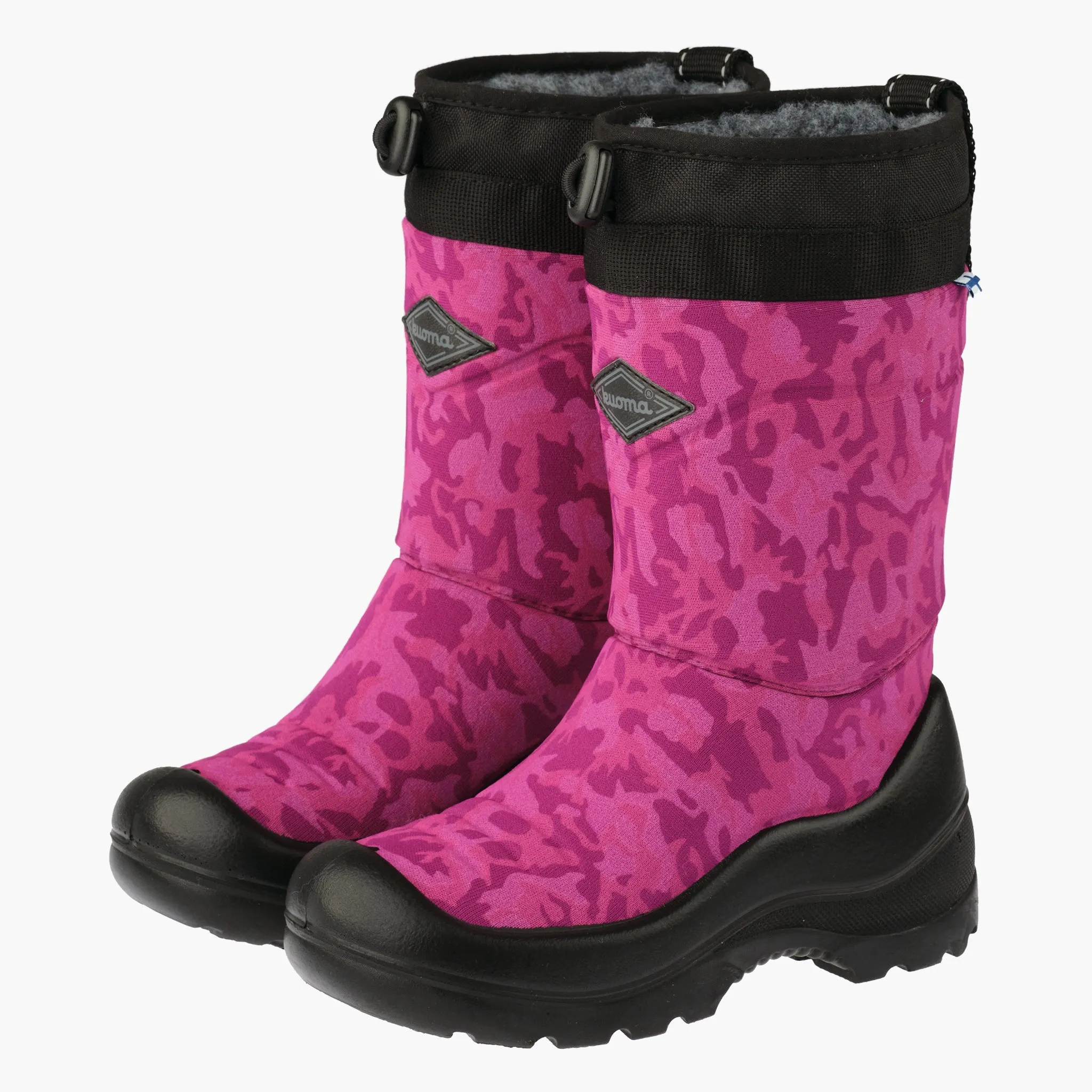 Kids winter boots Lumilukko, Boysenberry Ghost