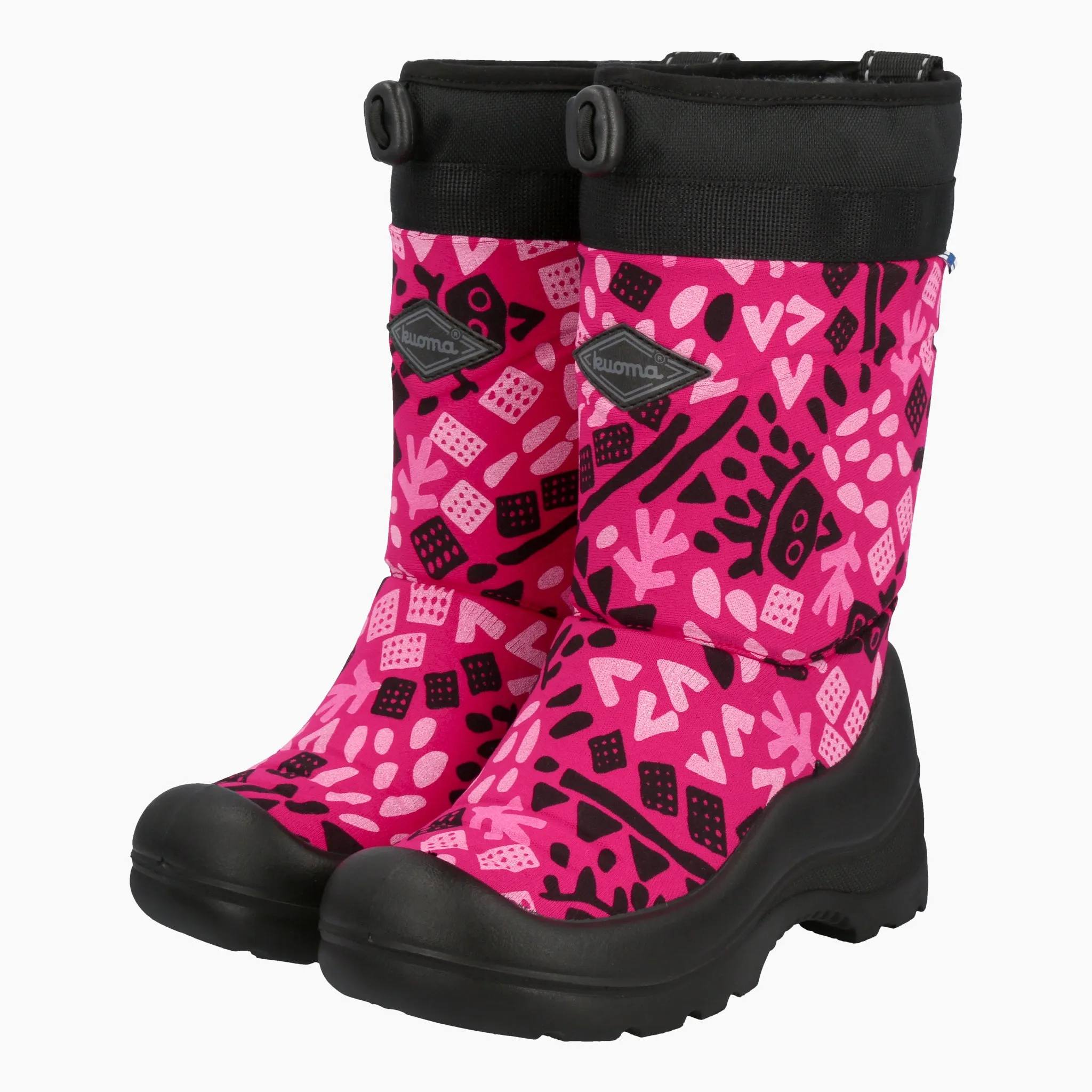 Kids winter boots Lumilukko, Pink Fjell