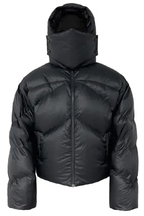 Knight Down Jacket with Detachable Mask