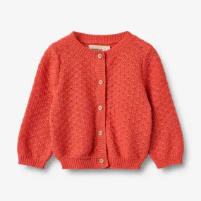 Knit Cardigan Magnella | Baby - candy red
