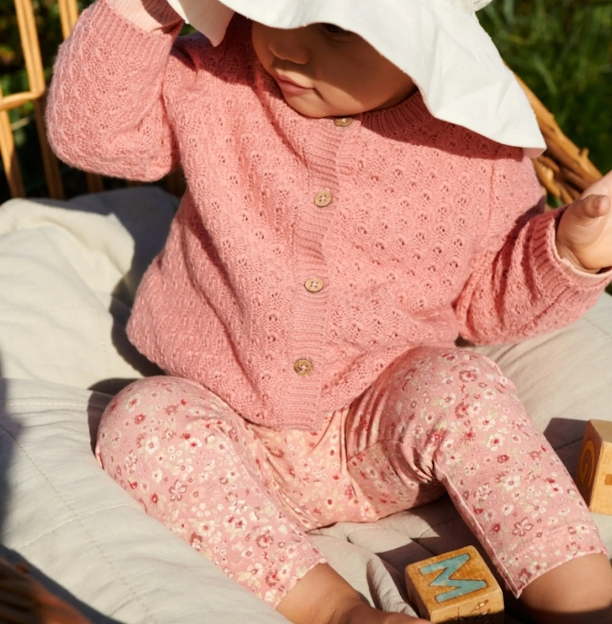 Knit Cardigan Magnella | Baby - rosette