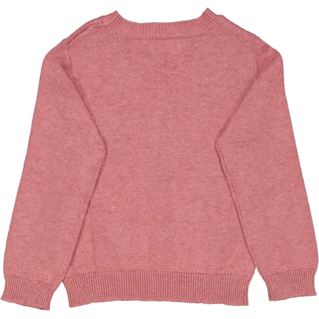 Knit Pullover Gaby - berry melange