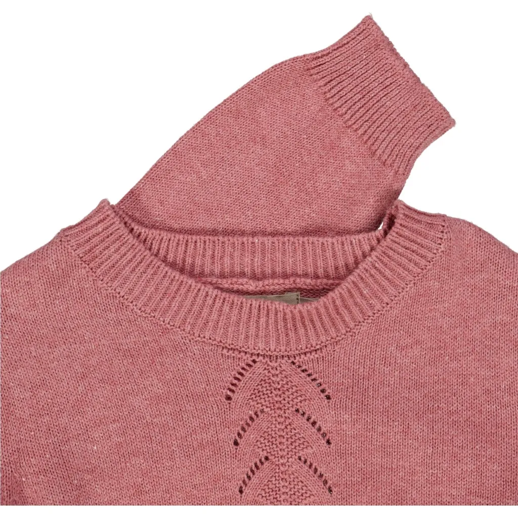 Knit Pullover Gaby - berry melange