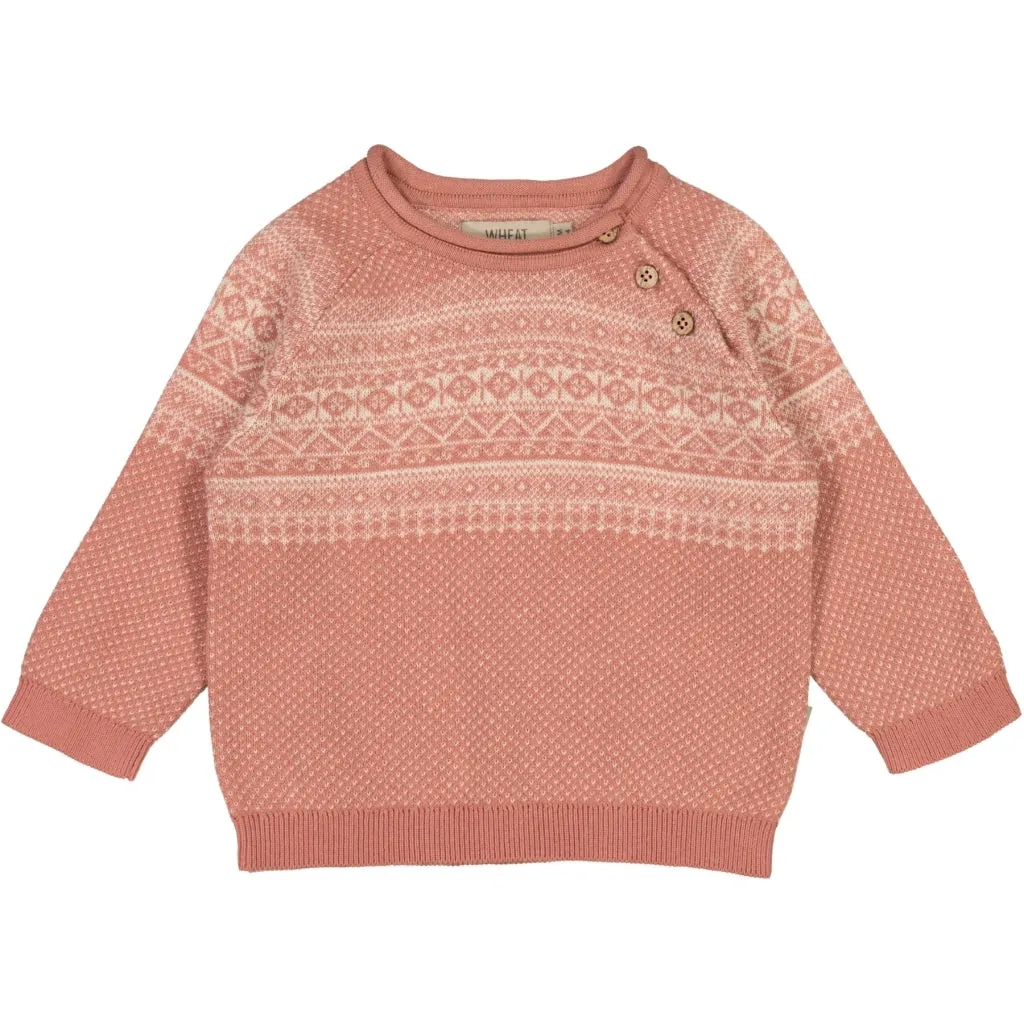 Knit Pullover Niels - cameo brown