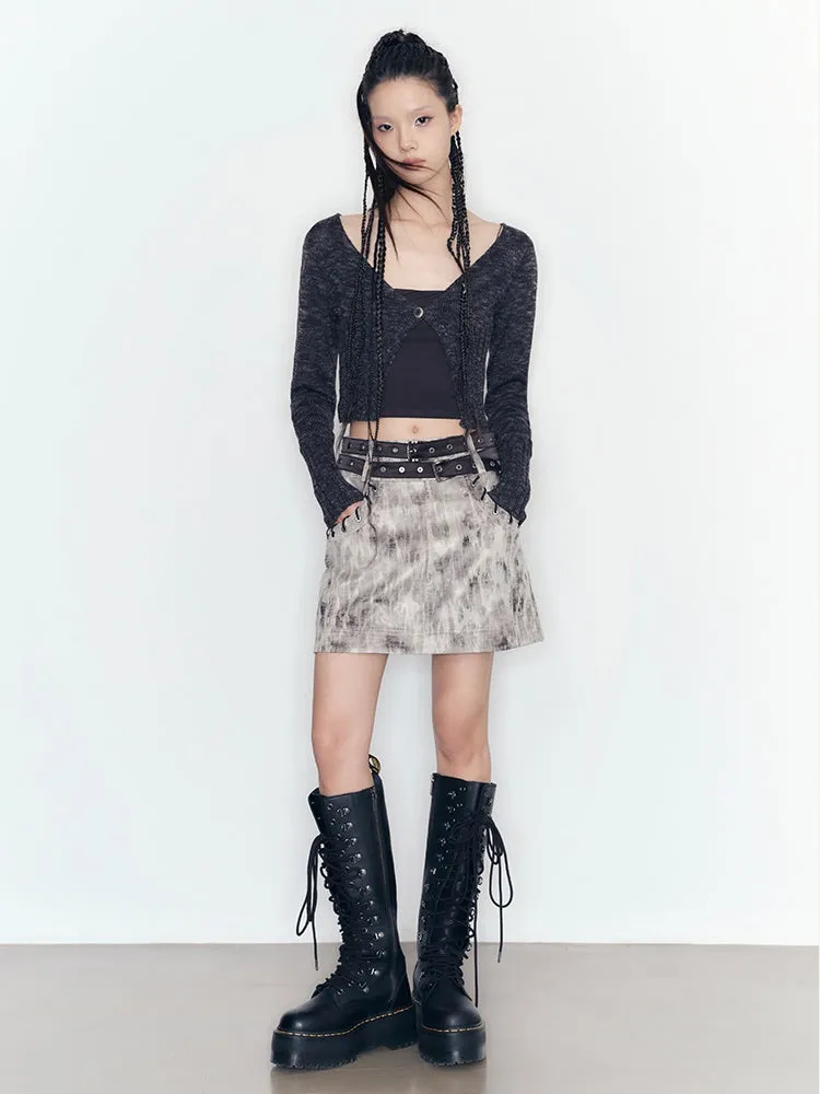 Knitting Camisole ＆ Cropped Cardigan Set-up