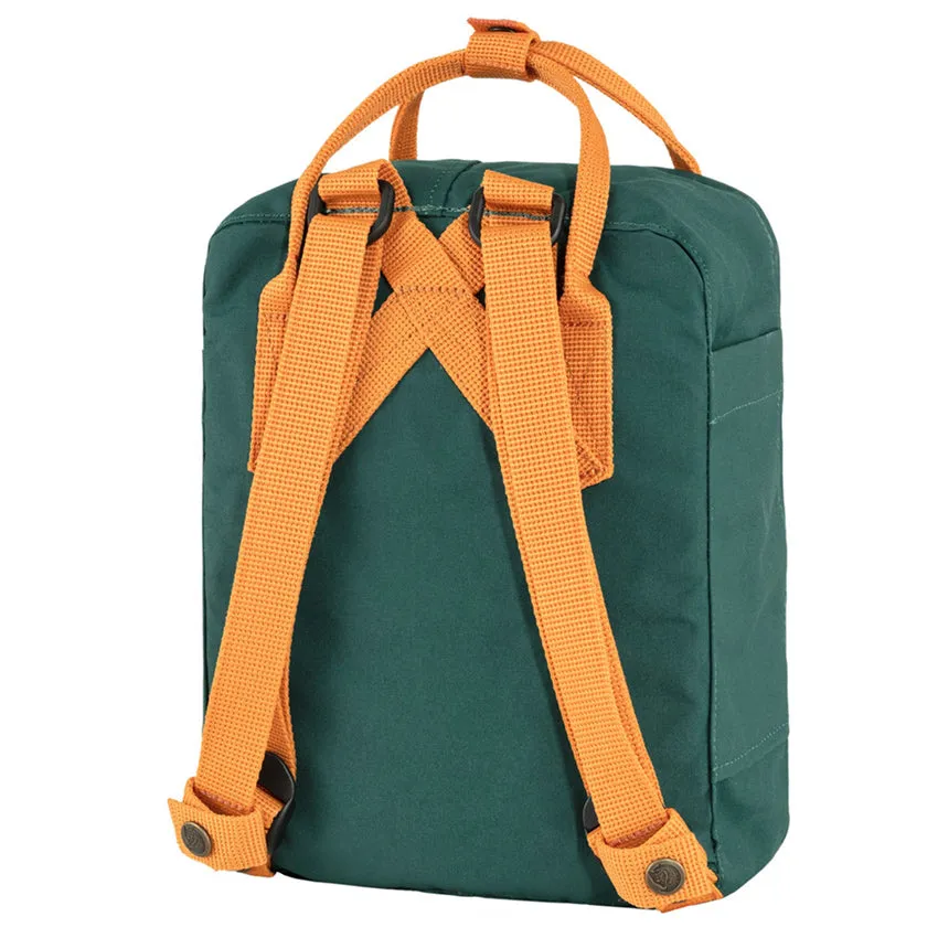 Knken Mini Backpack - Arctic Green & Spicy Orange