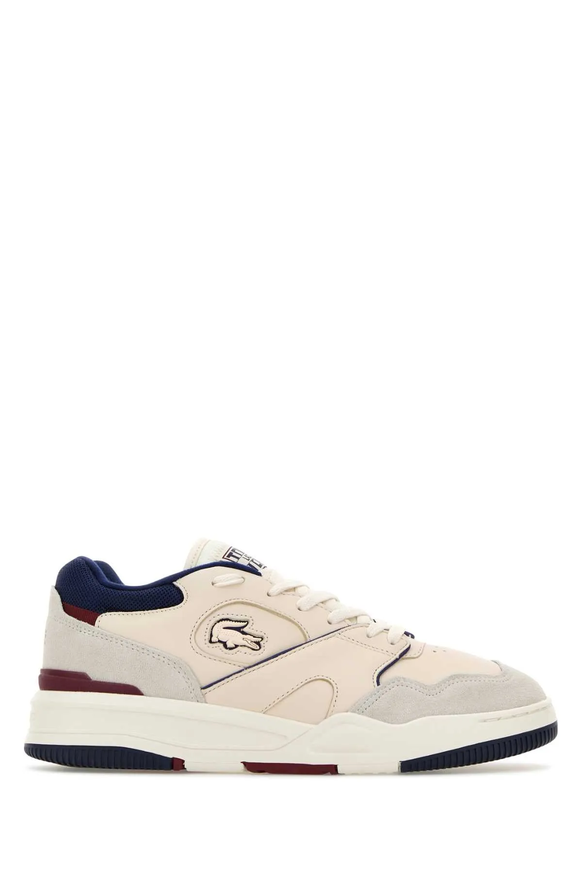 Lacoste Ivory Leather Lineshot Sneakers