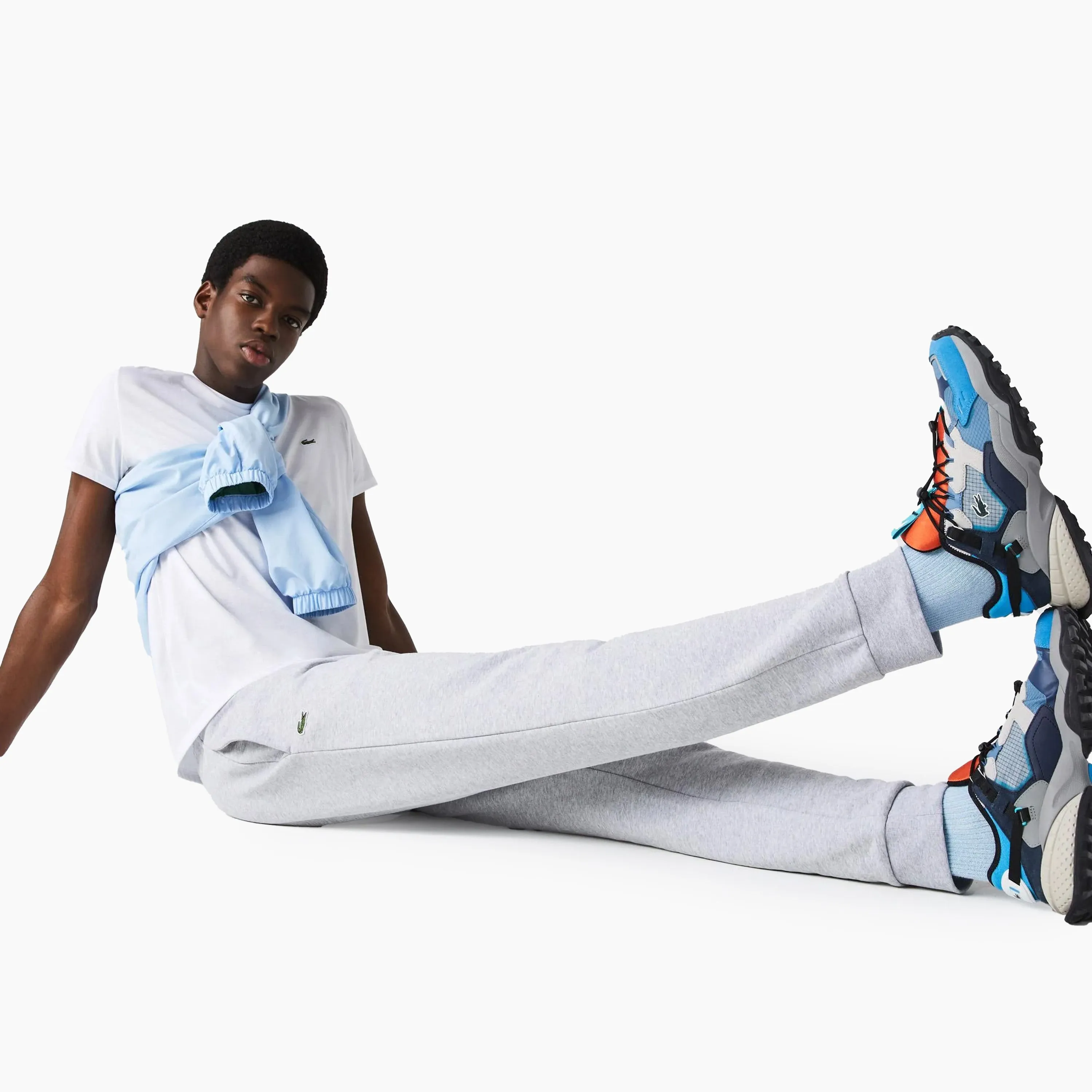 LACOSTE TENNIS TRACKSUIT HEATHER GREY - XH9507