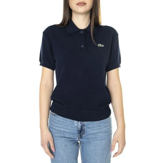 Lacoste W' Pullover 166 Blue Polo Shirt
