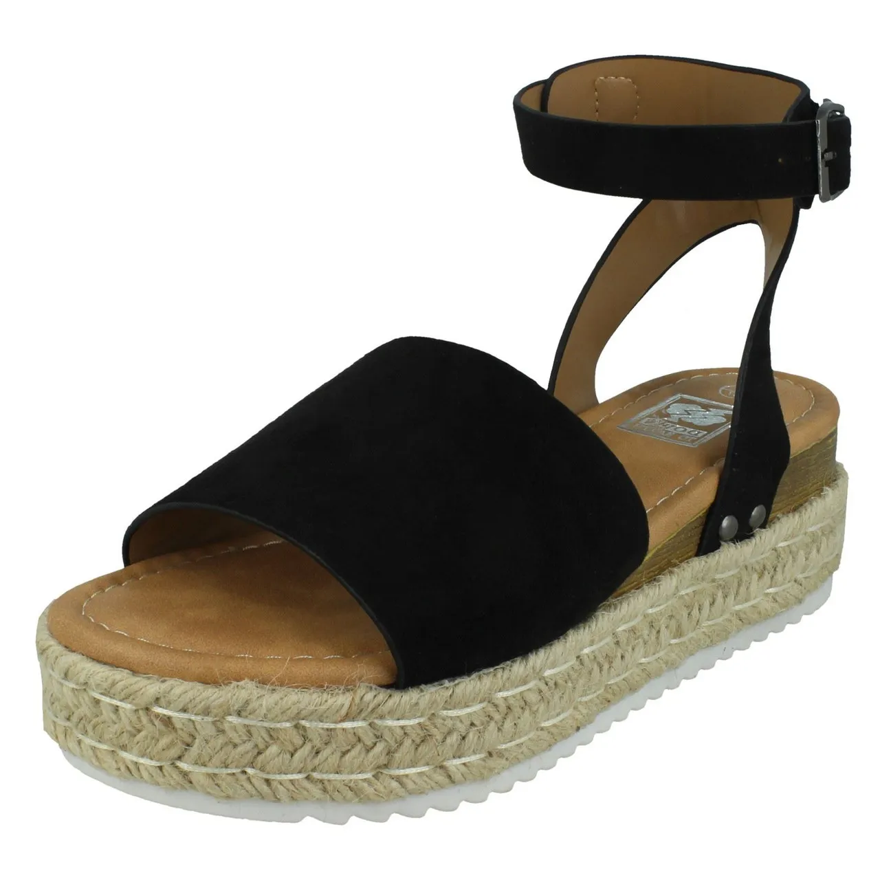 Ladies Down To Earth Flatform Sandals - F1R2006