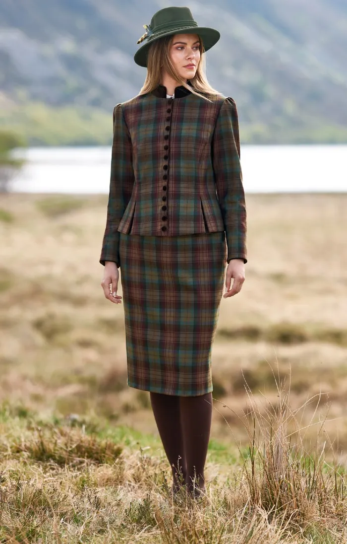 Ladies Tailored Tartan Skirt