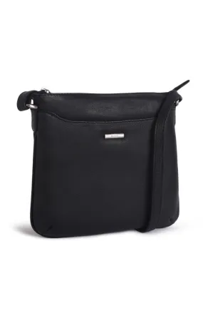 Ladies Zip Top Cross Body Bag