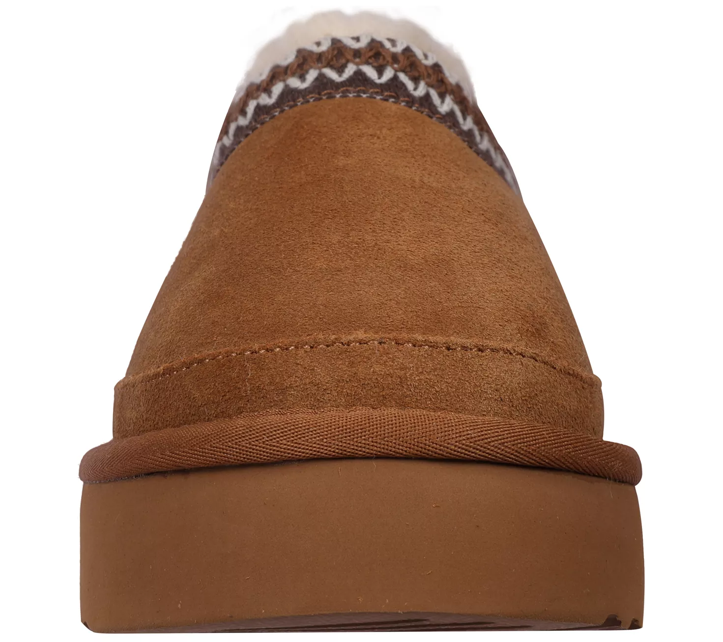 Lamo Suede Platform Clog Slipper - Jane