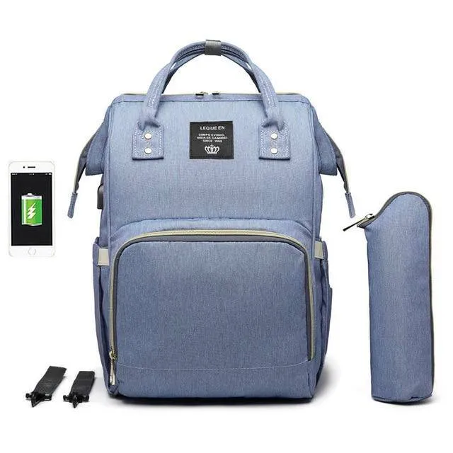Large capacity diaper bag