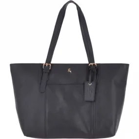 Large Leather Work Bag Navy –  62081