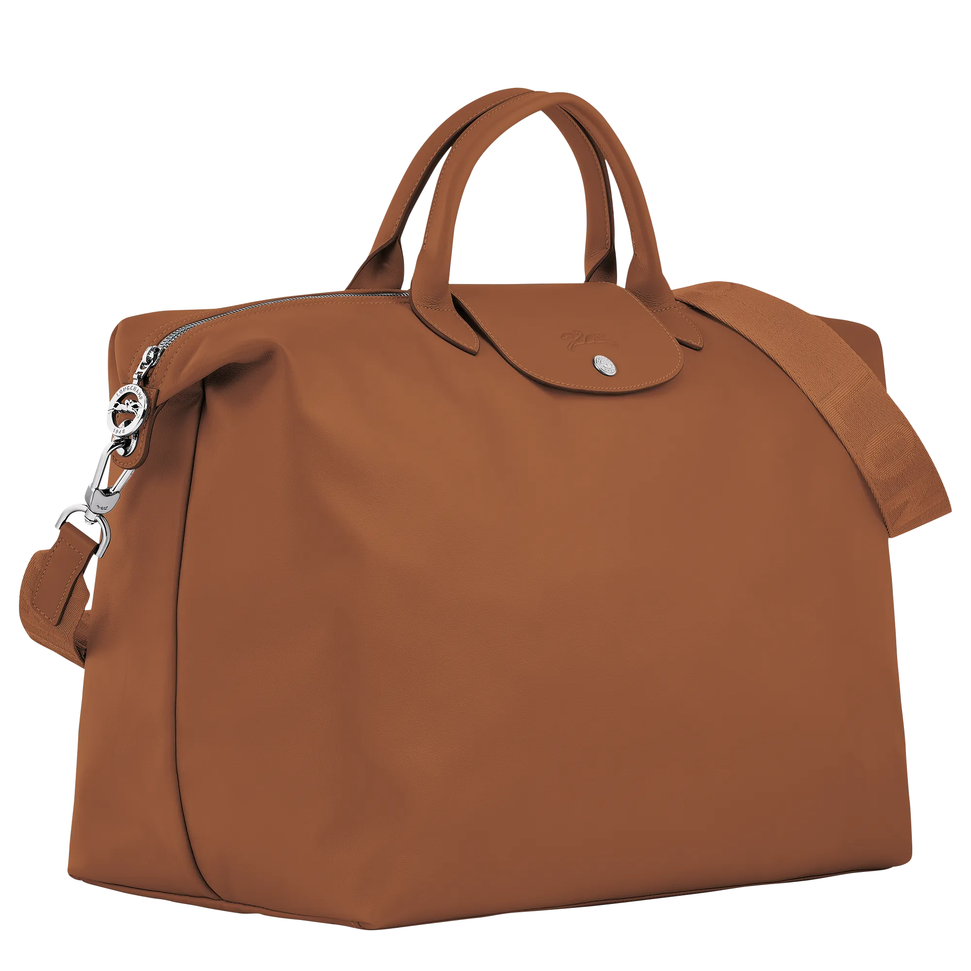 Le Pliage XTRA S Travel bag Cognac - Leather