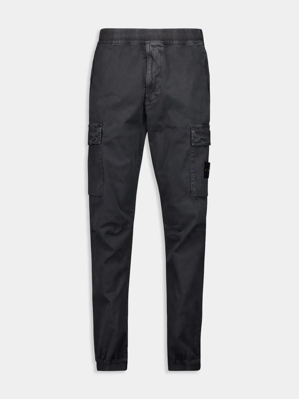 Lead Grey Regular Tapered Fit Cargo Pants