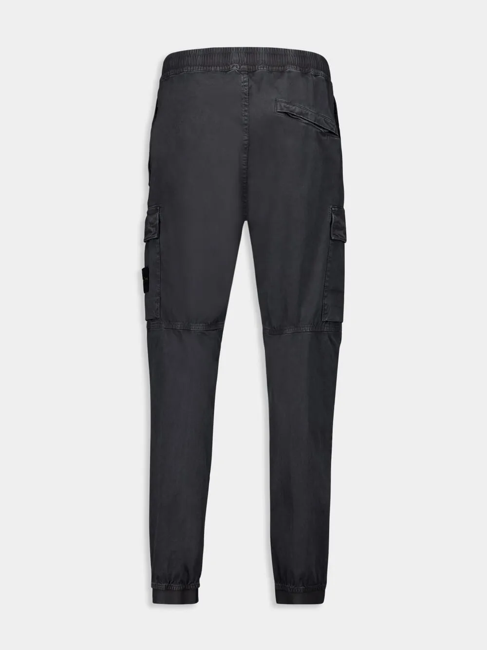 Lead Grey Regular Tapered Fit Cargo Pants