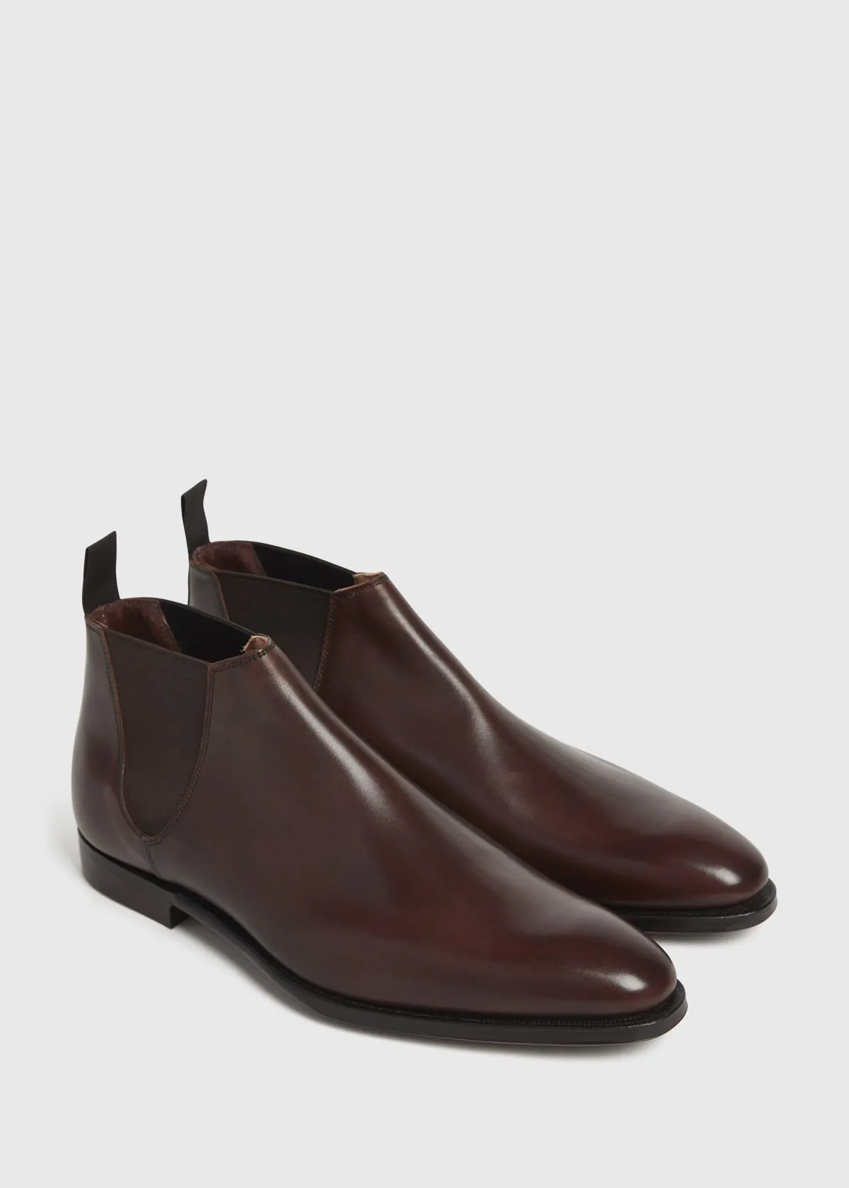 Leather Half Chelsea Boot