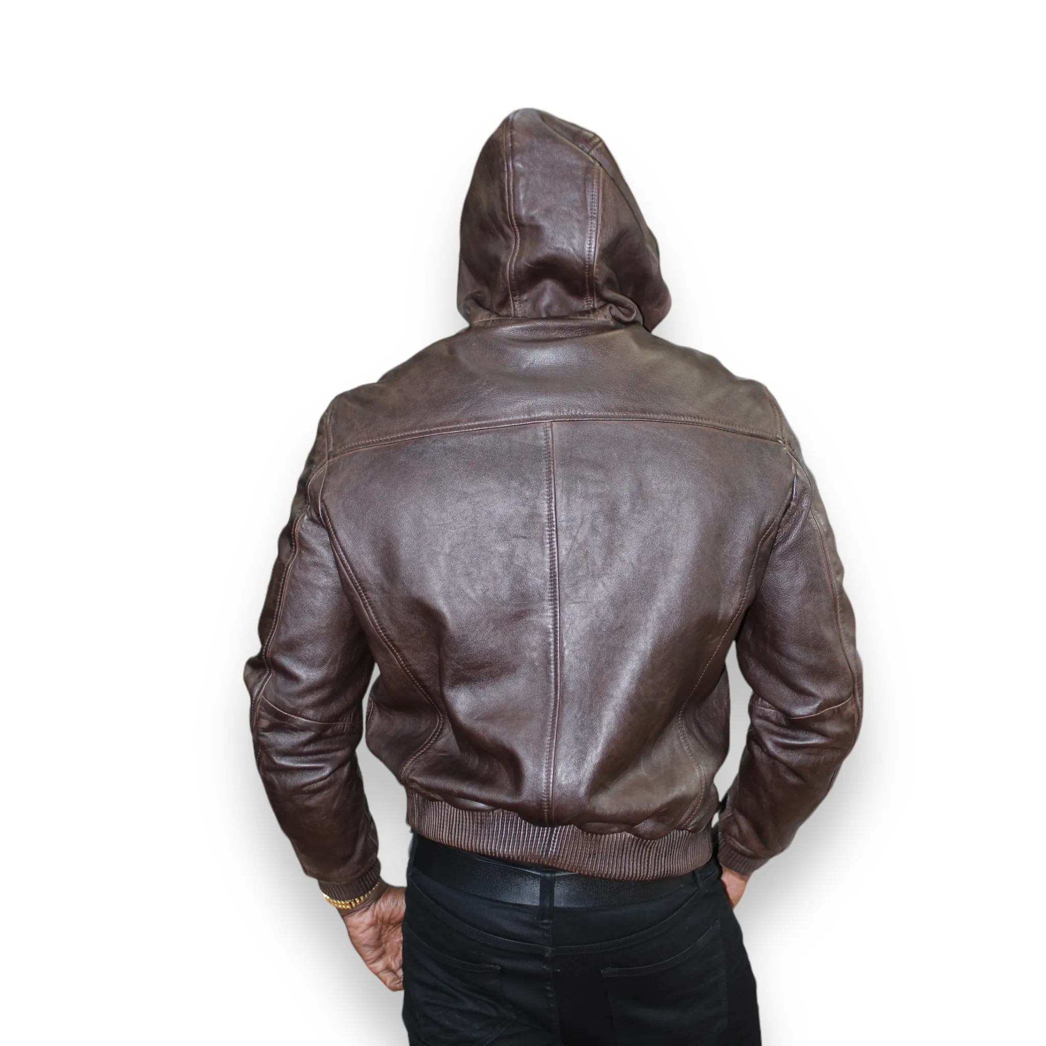 Leather Hoodie - Daniel's Leather
