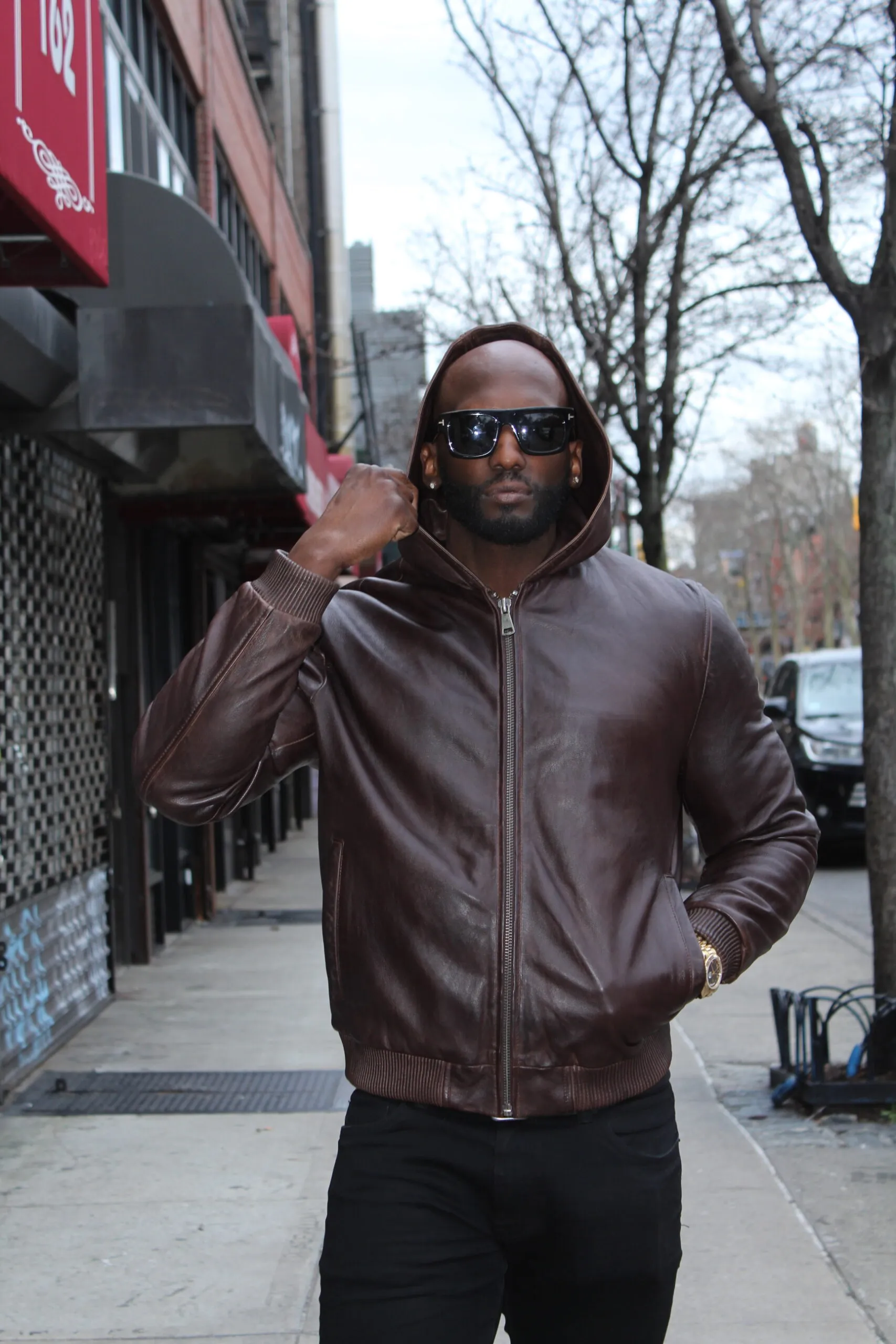 Leather Hoodie - Daniel's Leather