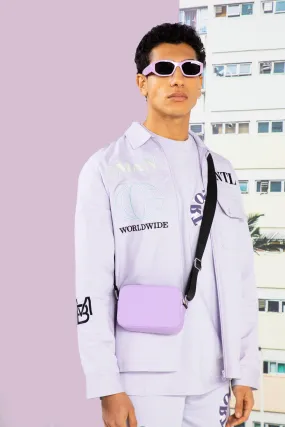 Leather Look Box Bag