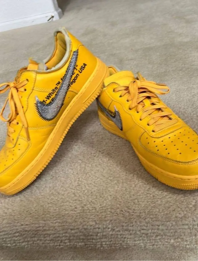Lemonade' off-white x nike air force 1s