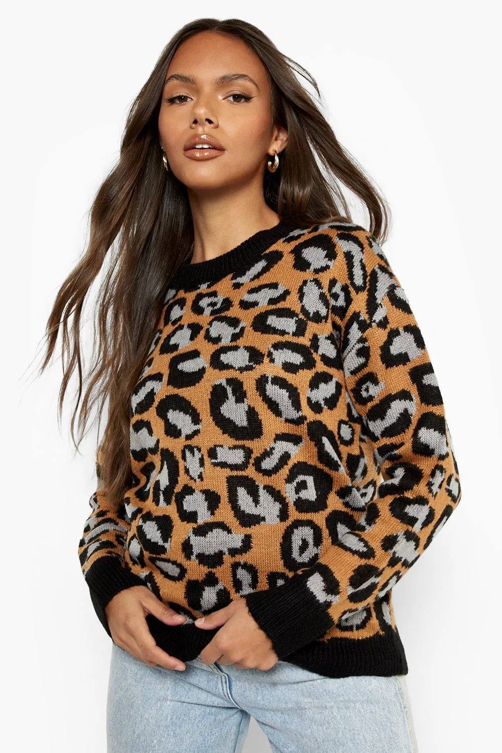 Leopard Print Sweater