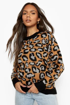 Leopard Print Sweater