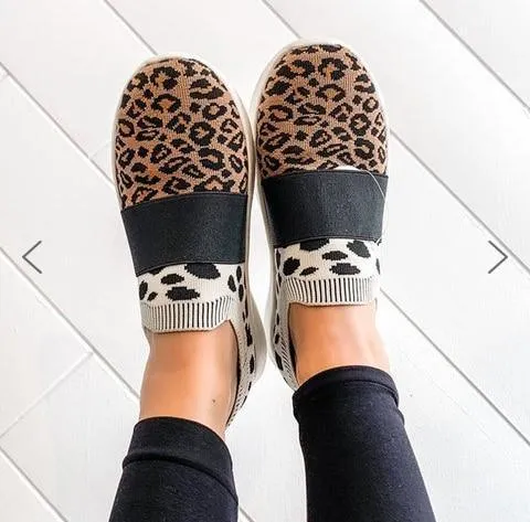 Leopard Print Women's Sneakers
