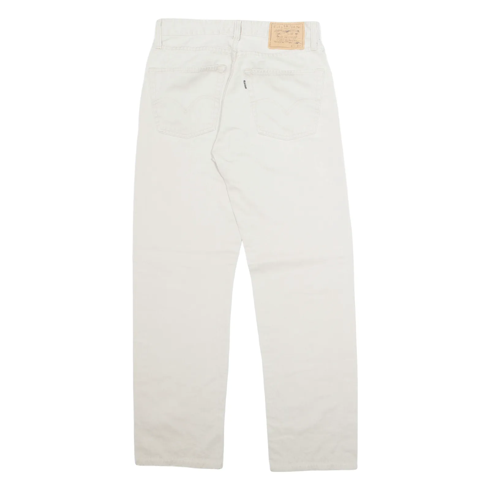 LEVI'S Mens Trousers Beige Regular Tapered W30 L32