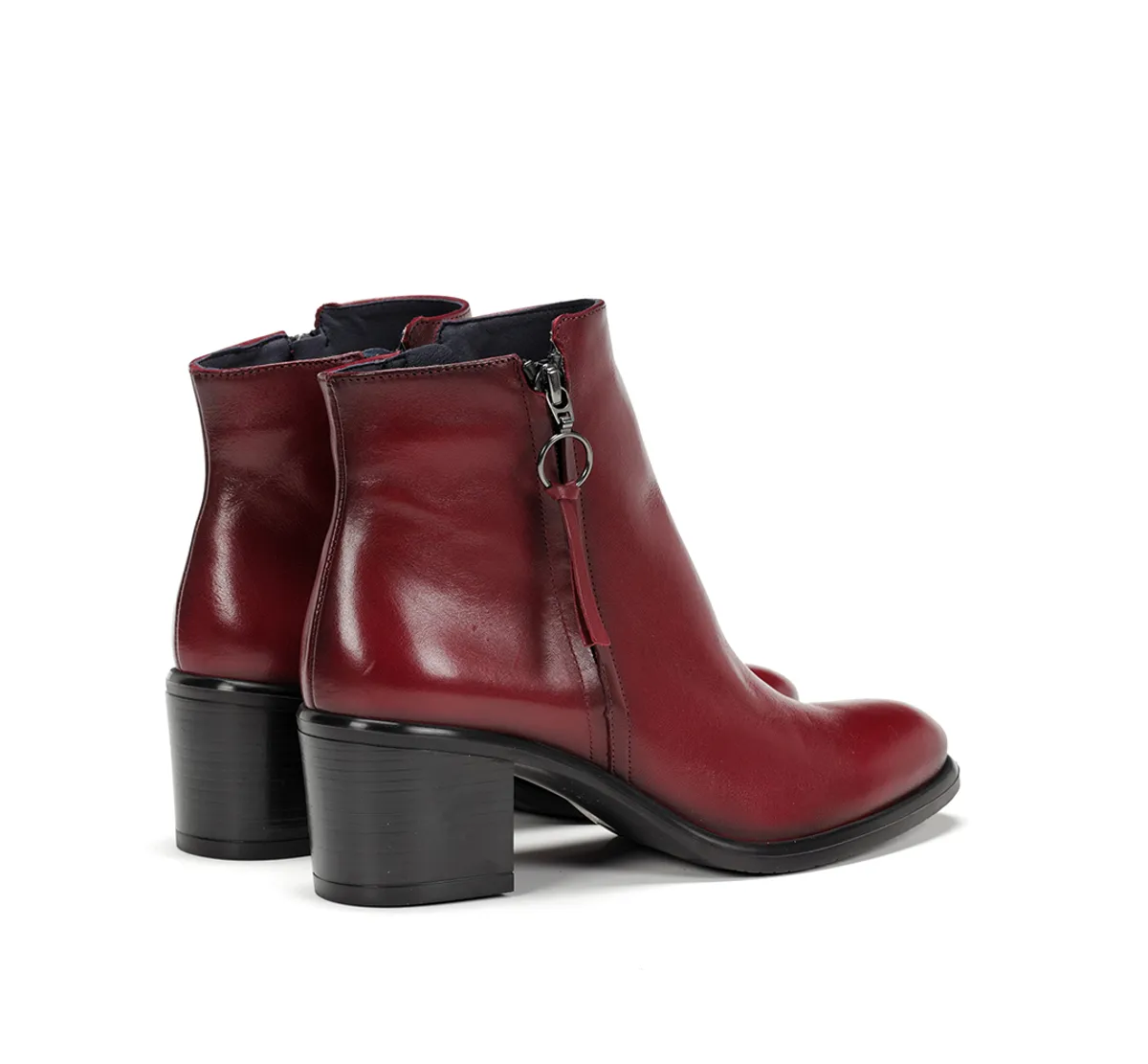 LEXI D8606 Burgundy Ankle Boot