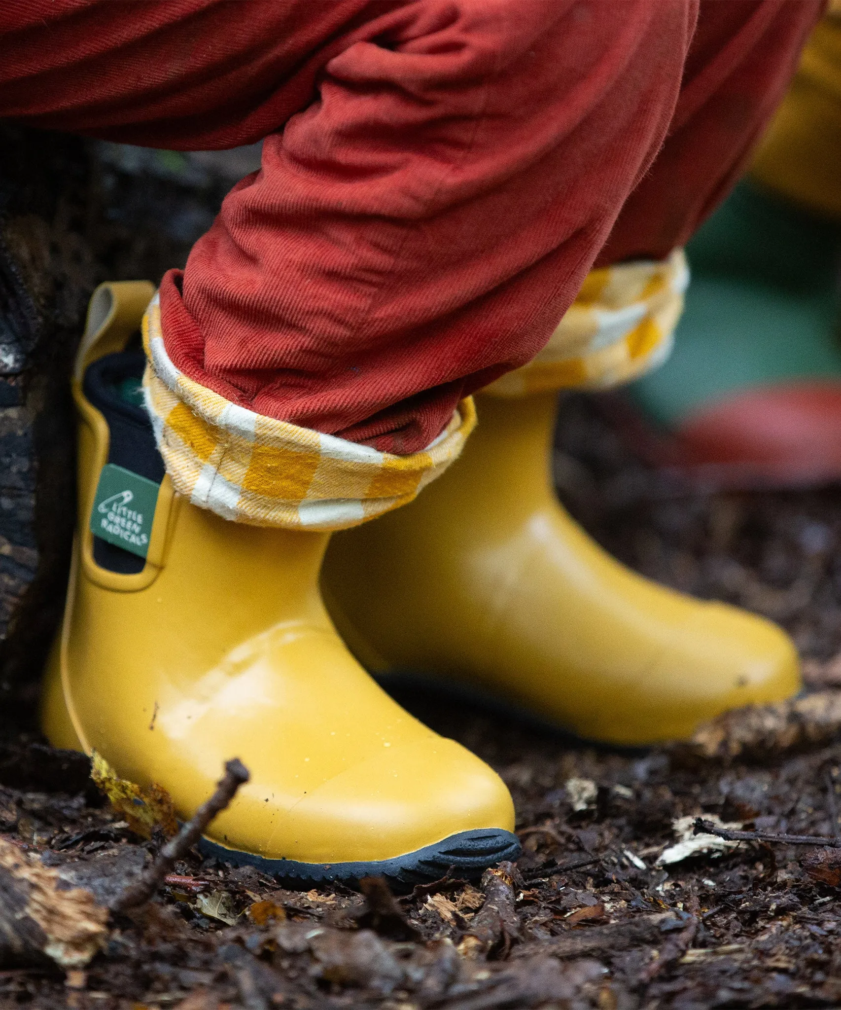 LGR Ankle Wellington Boots - Gold