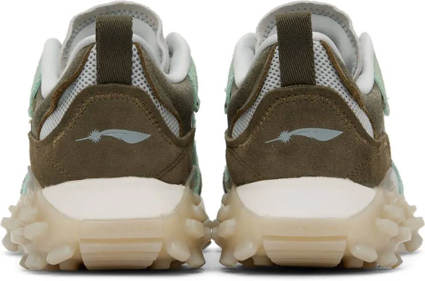 Li-Ning Gray & Green Overload Sneakers
