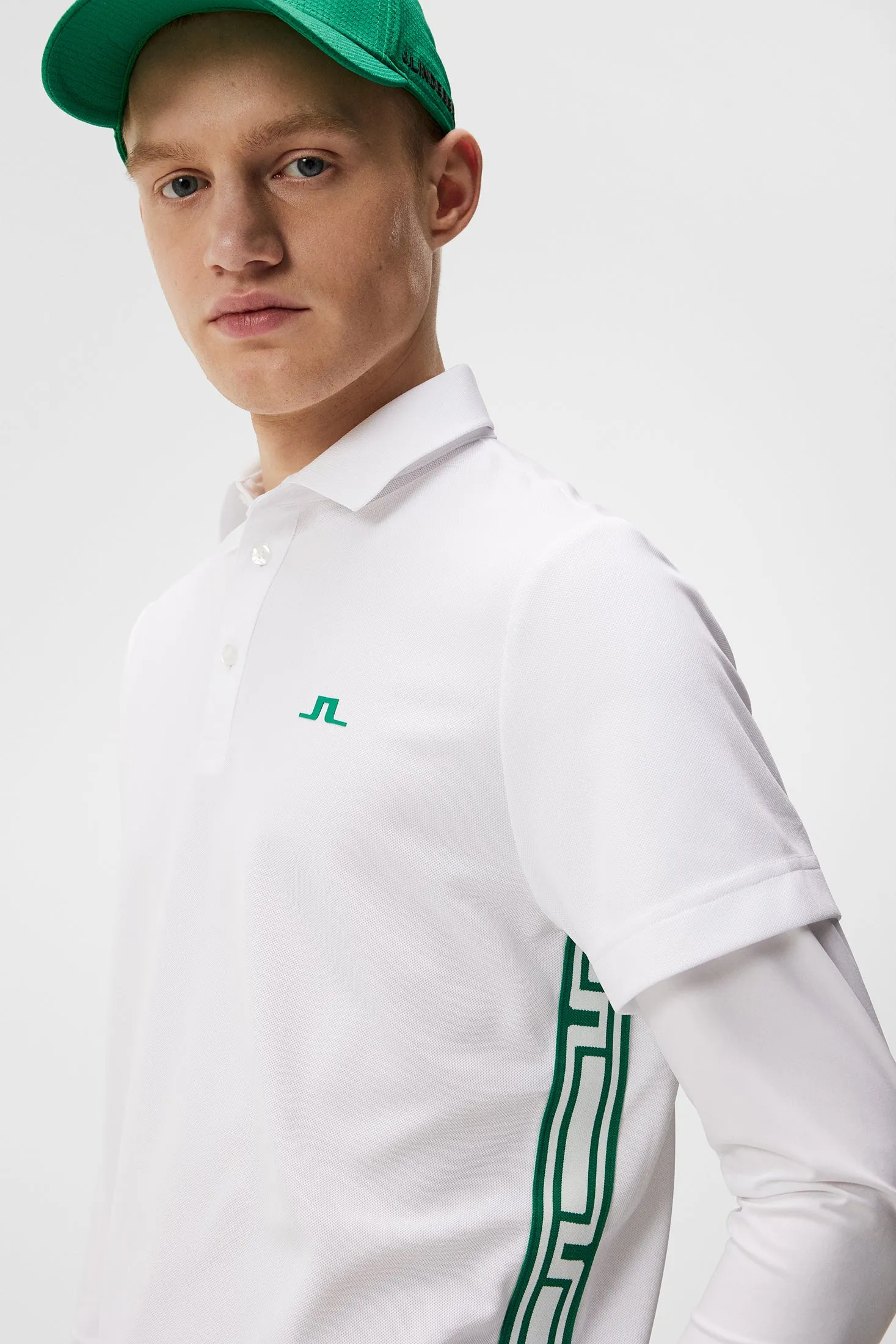 Liam Regular Fit LS Polo / White