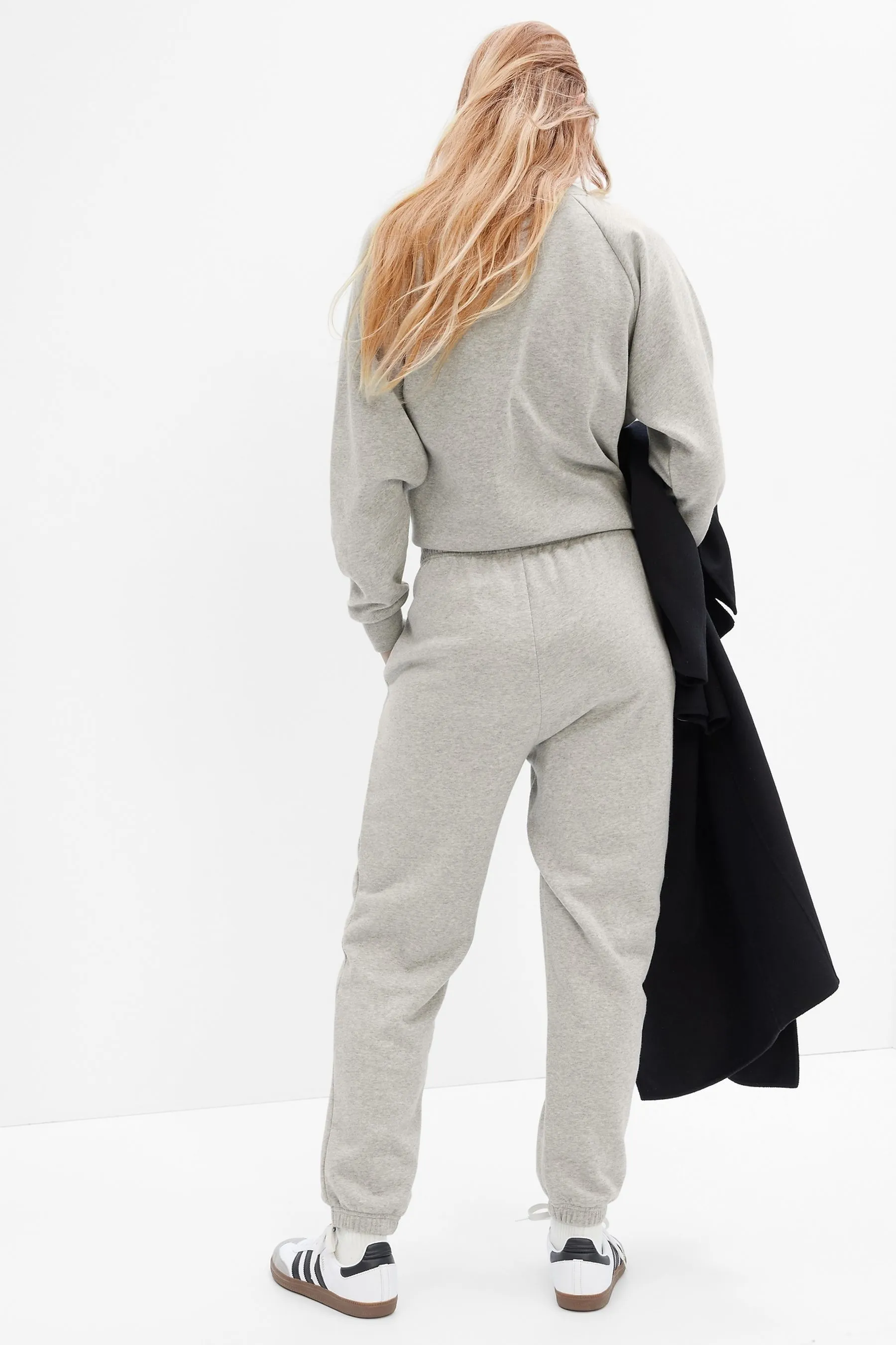 Light Grey High Rise Vintage Soft Pull-On Joggers