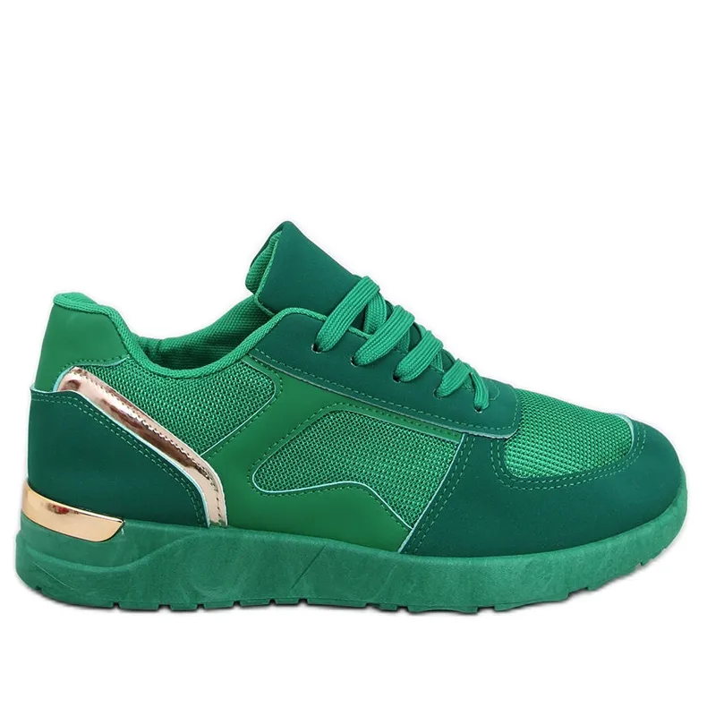 Light women's sneakers Doleh Green