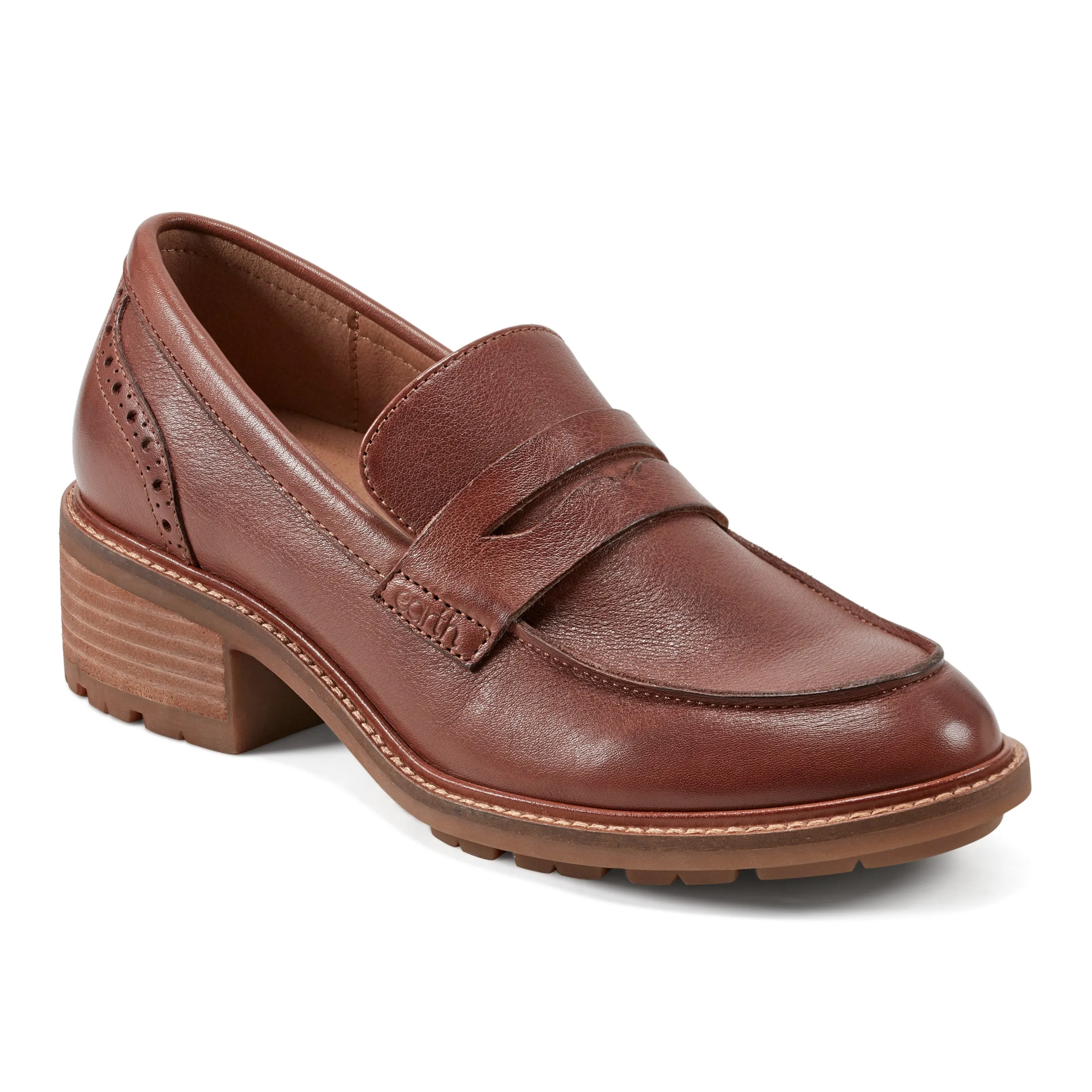 Lindy Almond Toe Casual Slip-on Penny Loafers