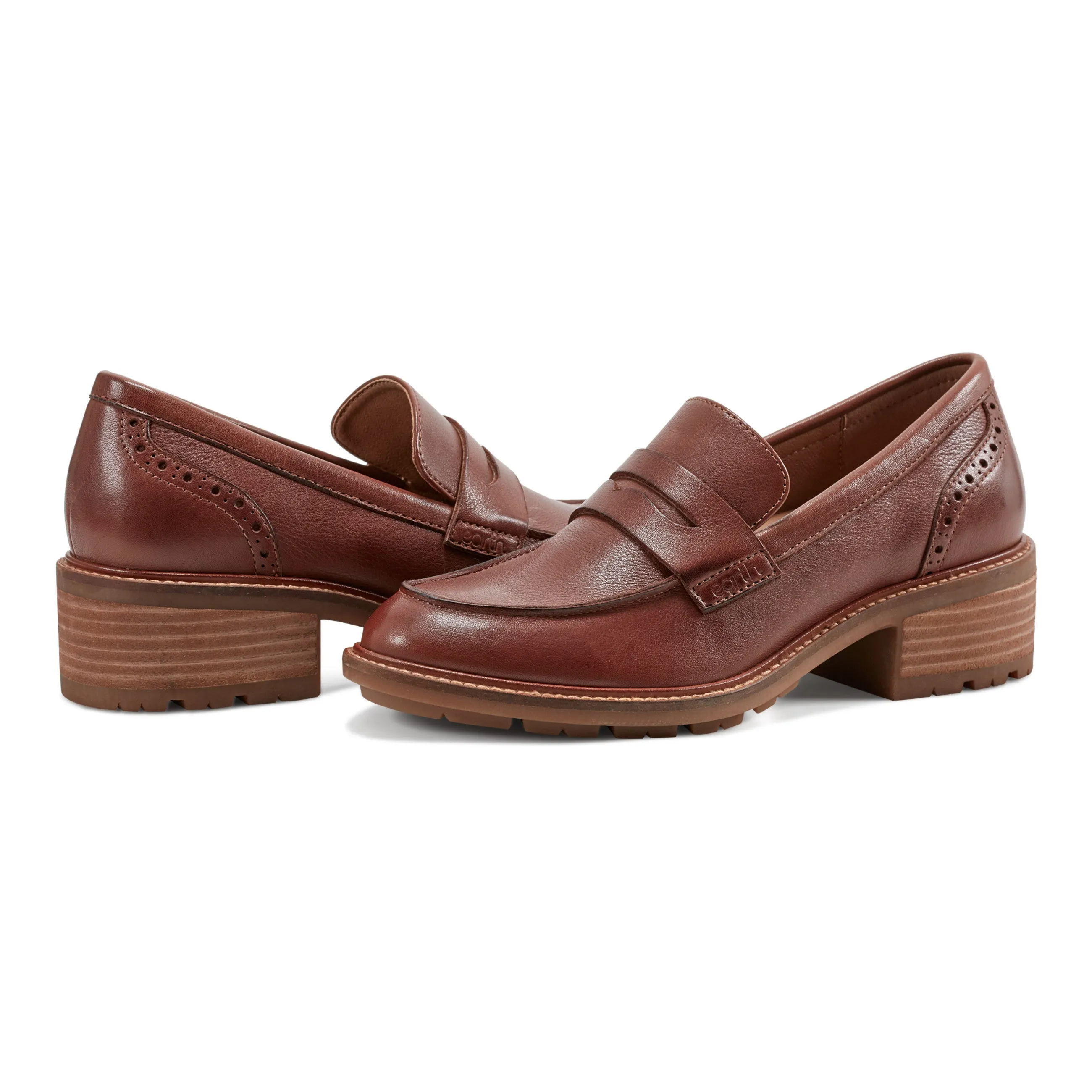 Lindy Almond Toe Casual Slip-on Penny Loafers