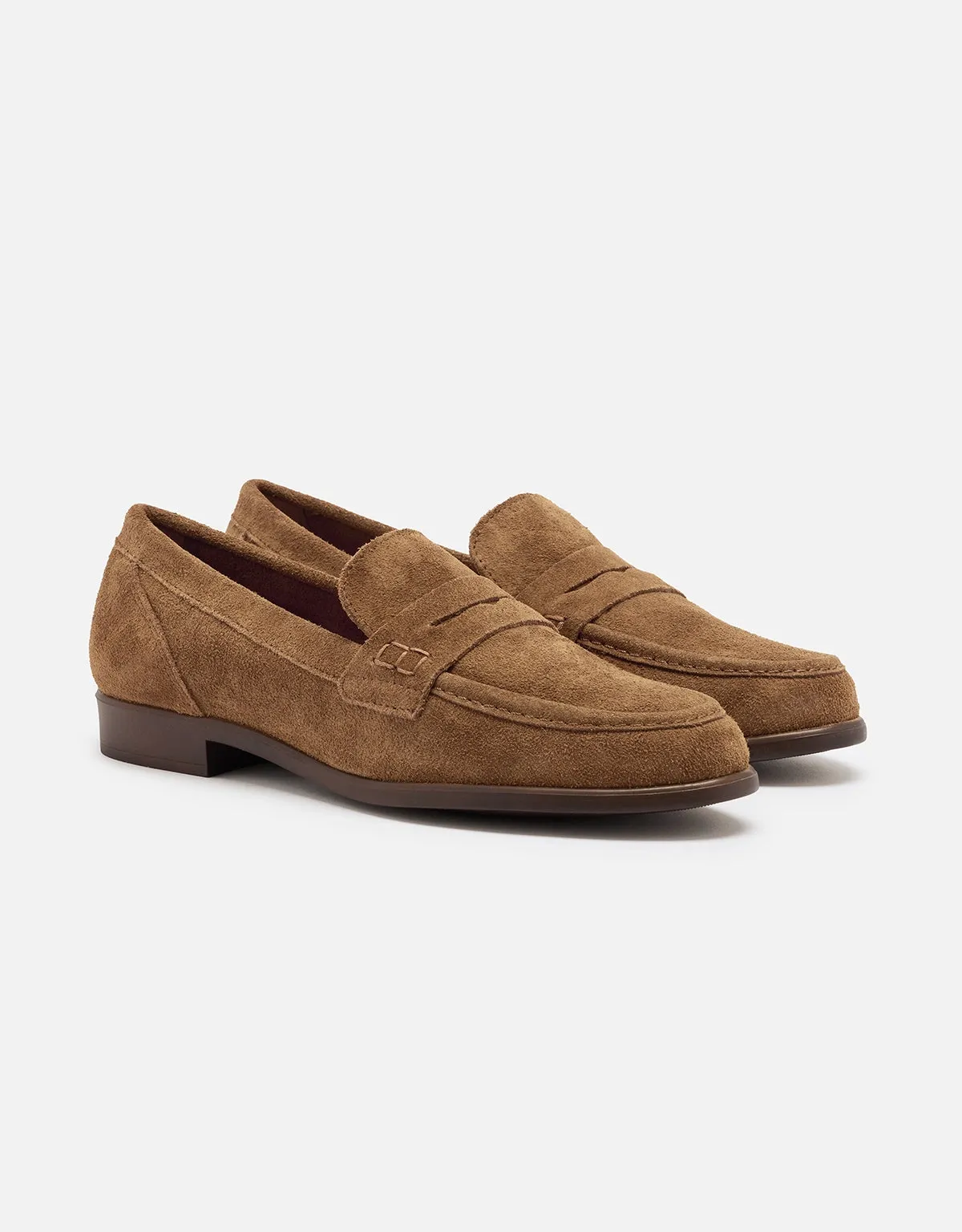 Loafers Brown Split Leather - Kensington