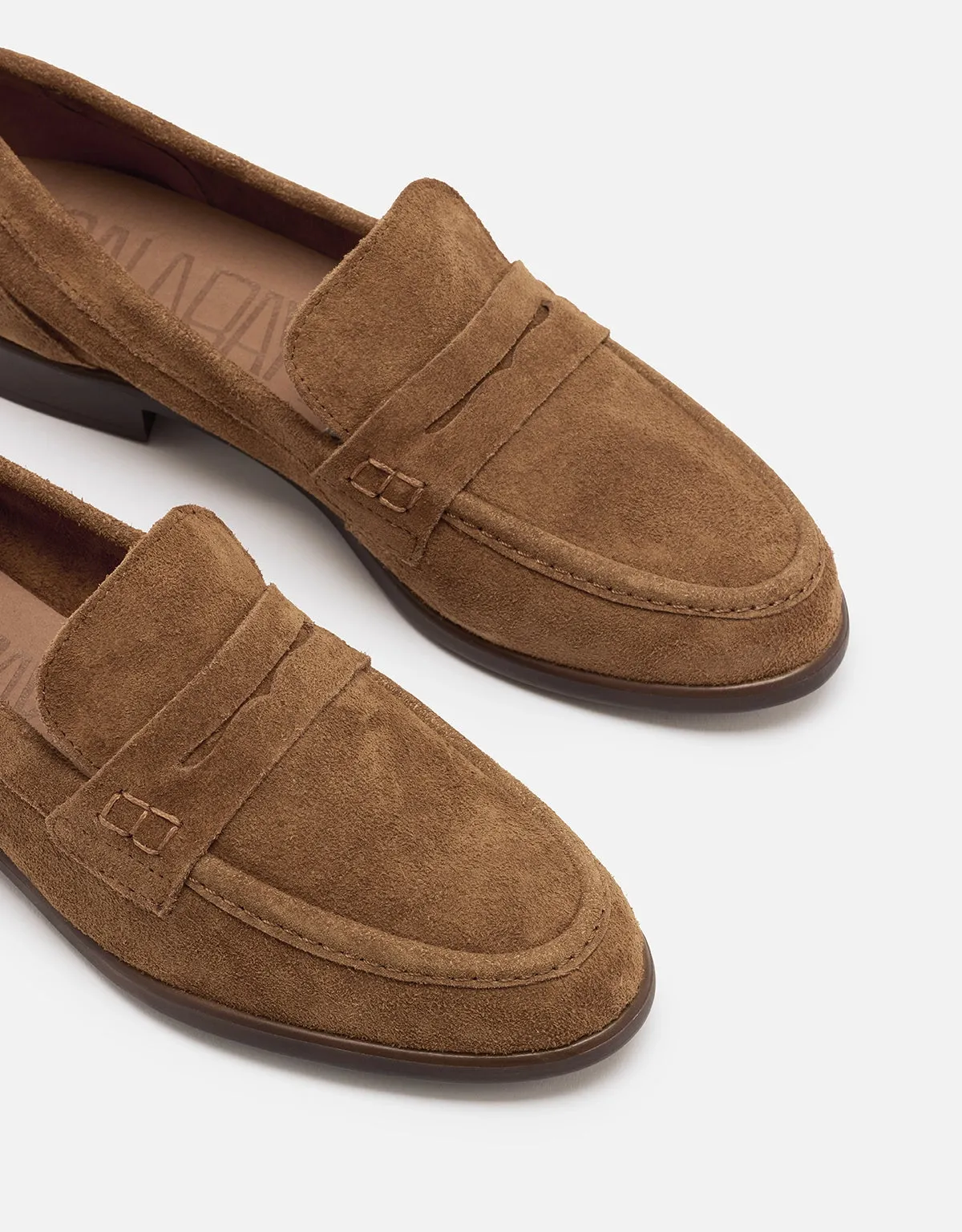 Loafers Brown Split Leather - Kensington