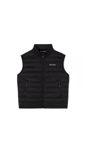 Logo Down Vest - Black