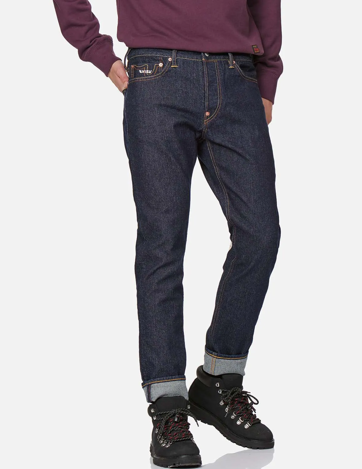 Logo Monogram Daicock Carrot Fit Jeans #2017