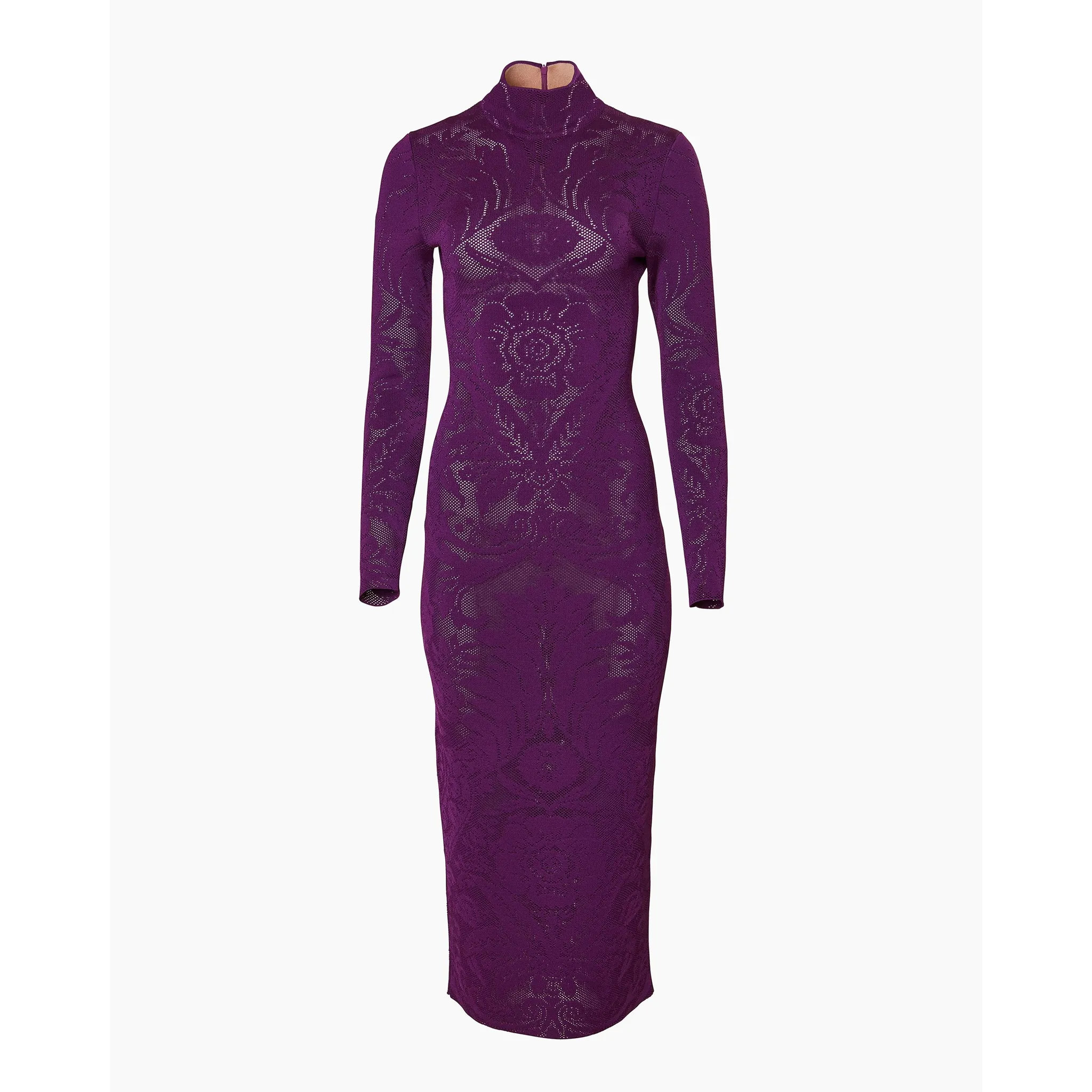 Long Sleeve Turtleneck Midi Dress | Verbena