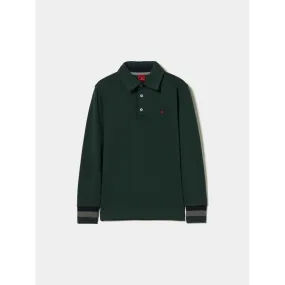 Long-sleeved polo shirt