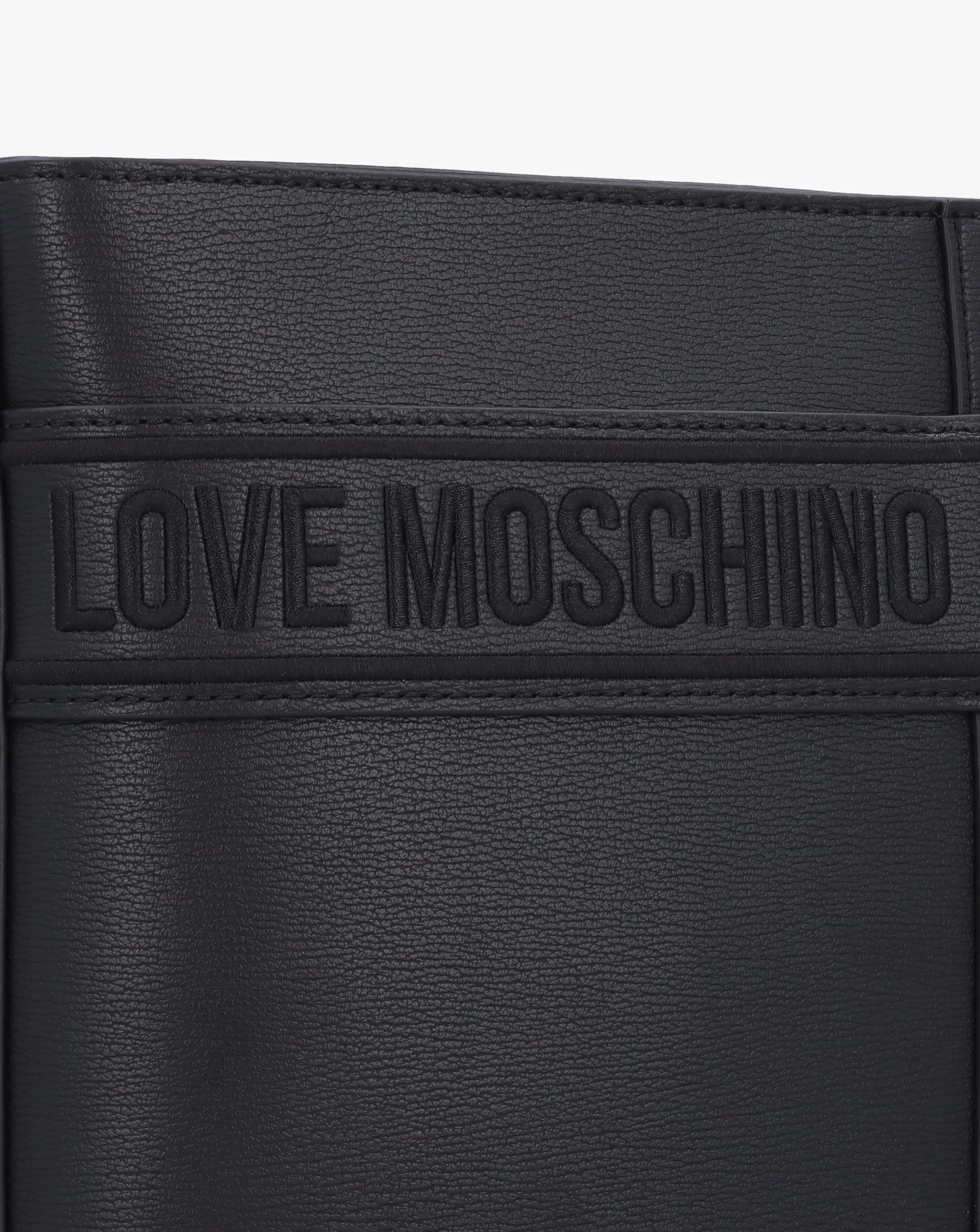 Love Moschino Medium Billboard Black Tote Bag | Simply Be